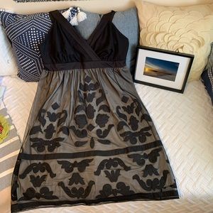 Empire waist and lace dress